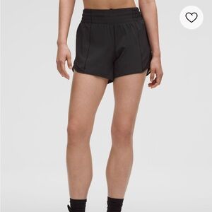 Black Women's Hotty Hot shorts 4”